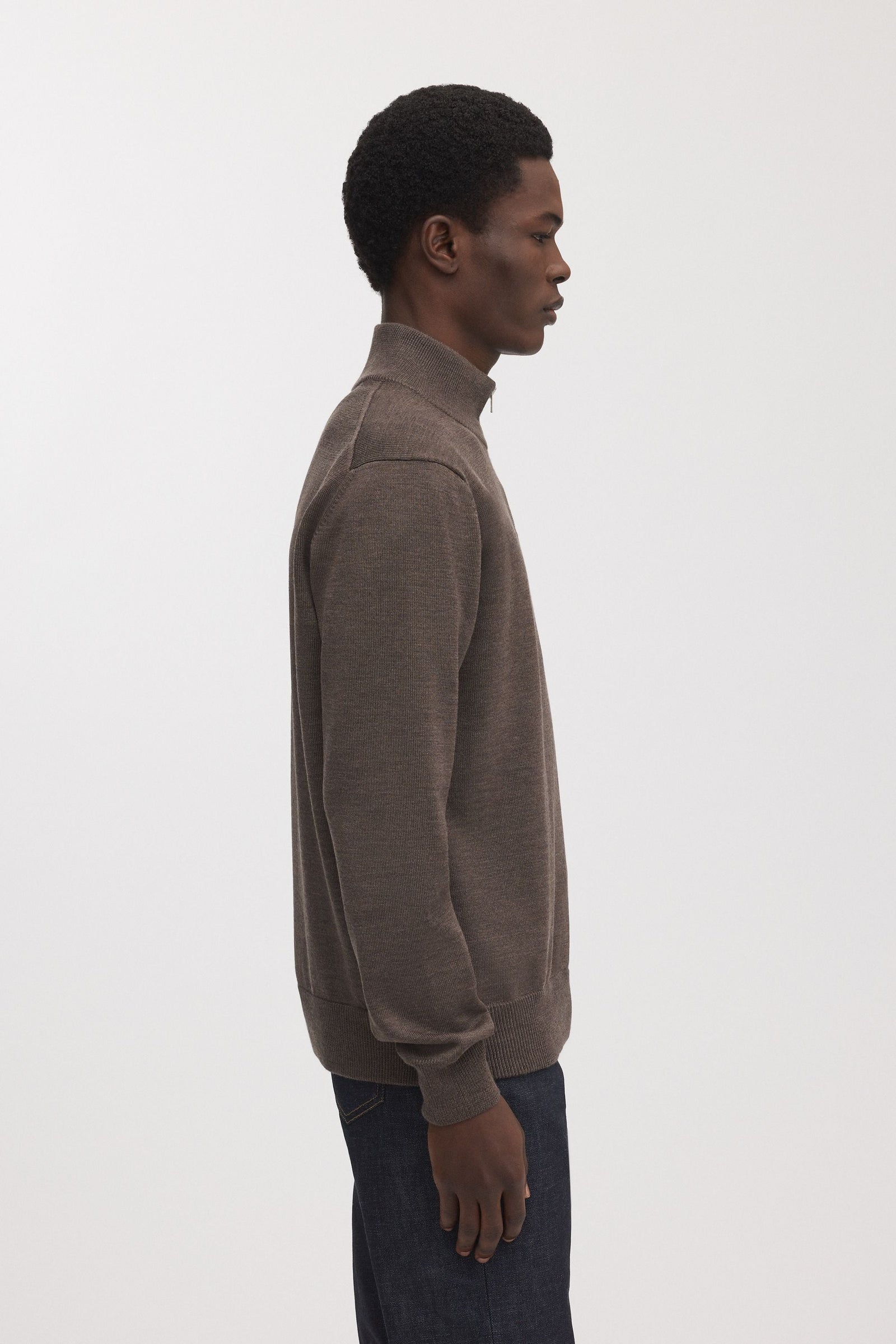 The Merino Half Zip Sweater