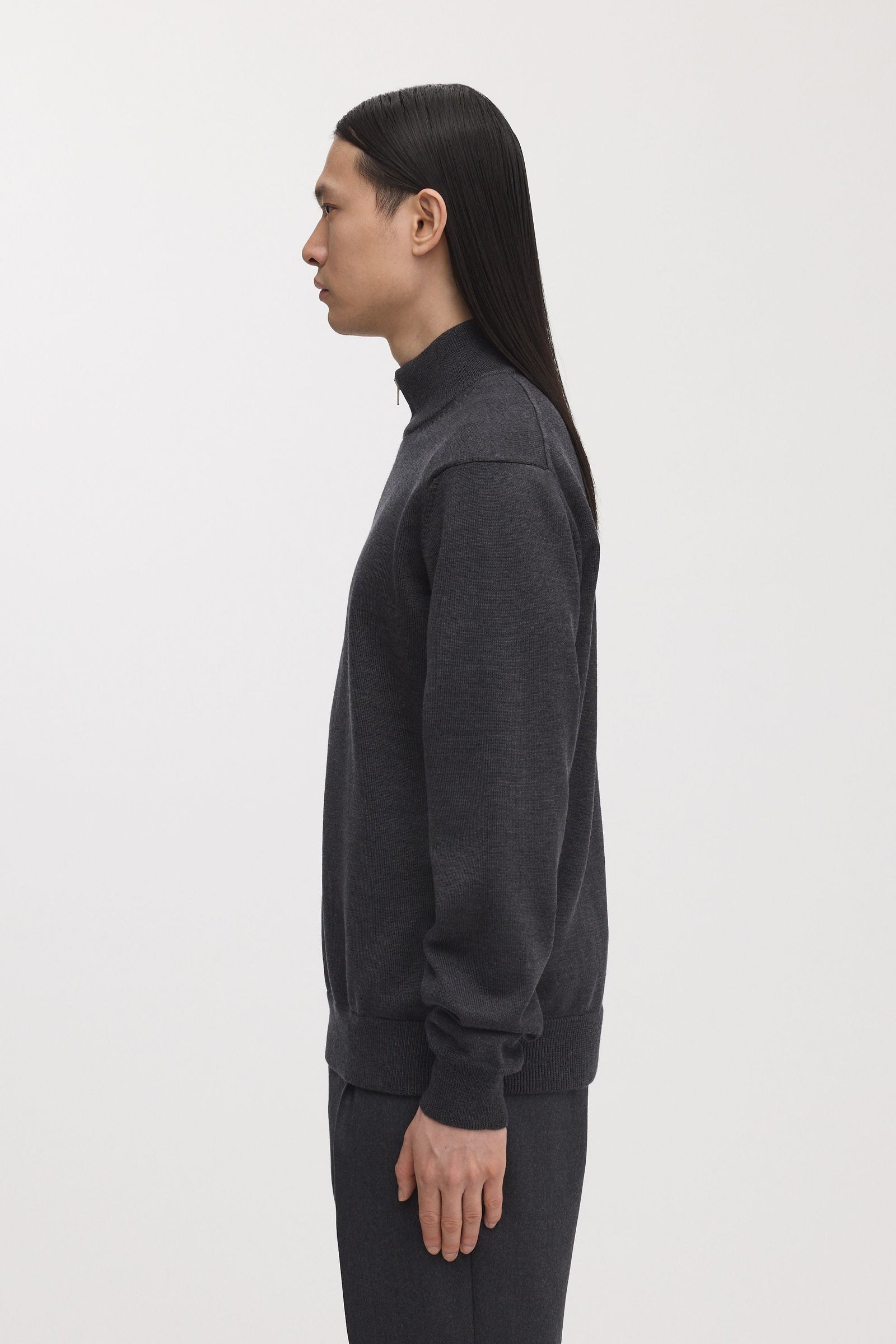 The Merino Half Zip Sweater