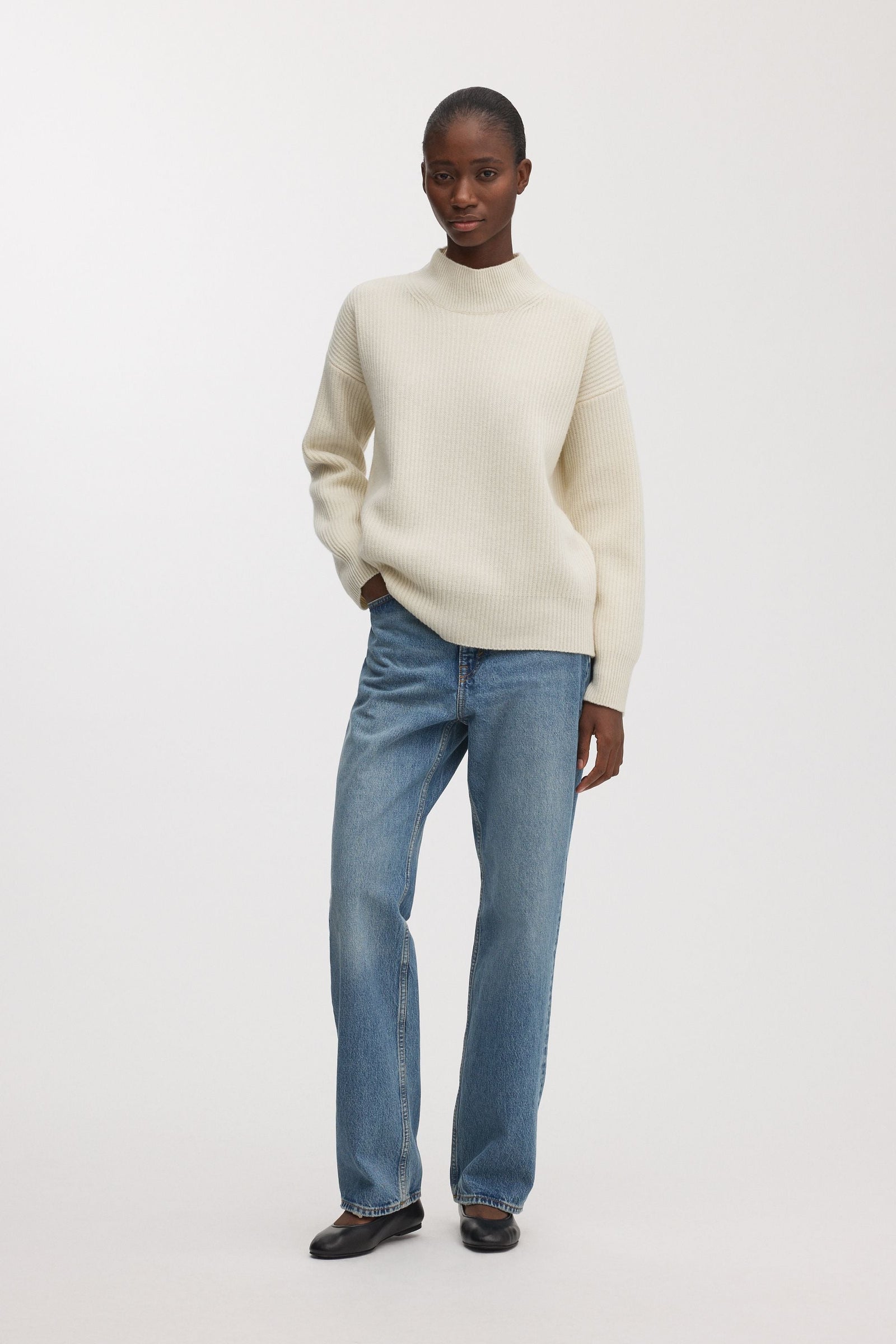 The Mock Neck Sweater
