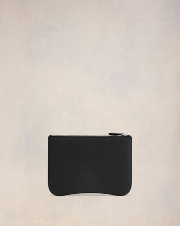 Black Leather Paris Paris Pouch
