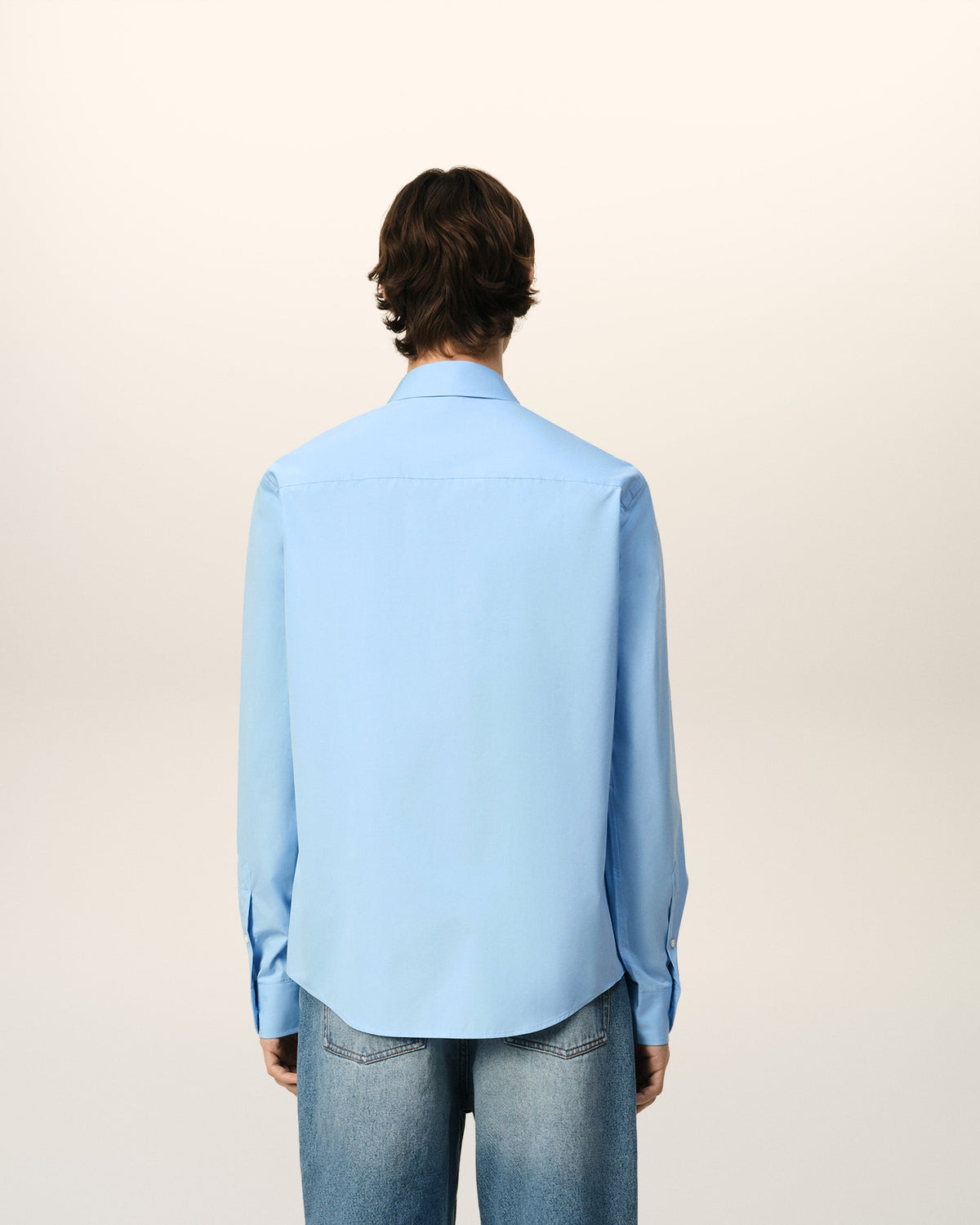 Blue Cotton Ami de Coeur Classic Shirt