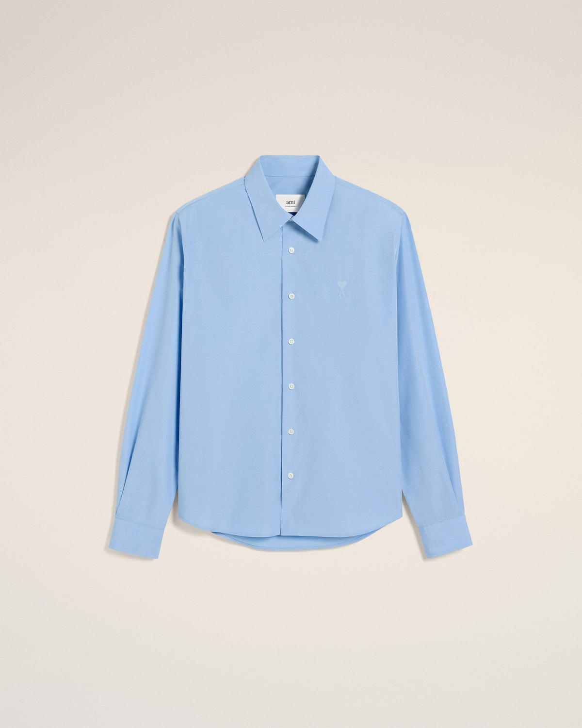 Blue Cotton Ami de Coeur Classic Shirt