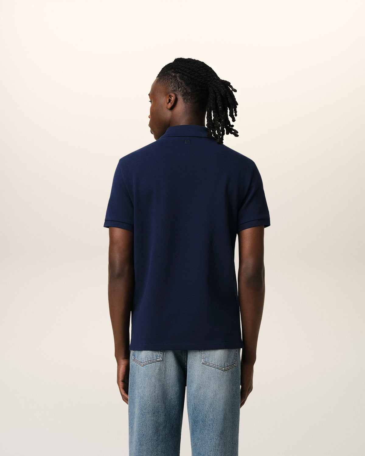 Bleu Organic Cotton Ami De Coeur Polo Shirt