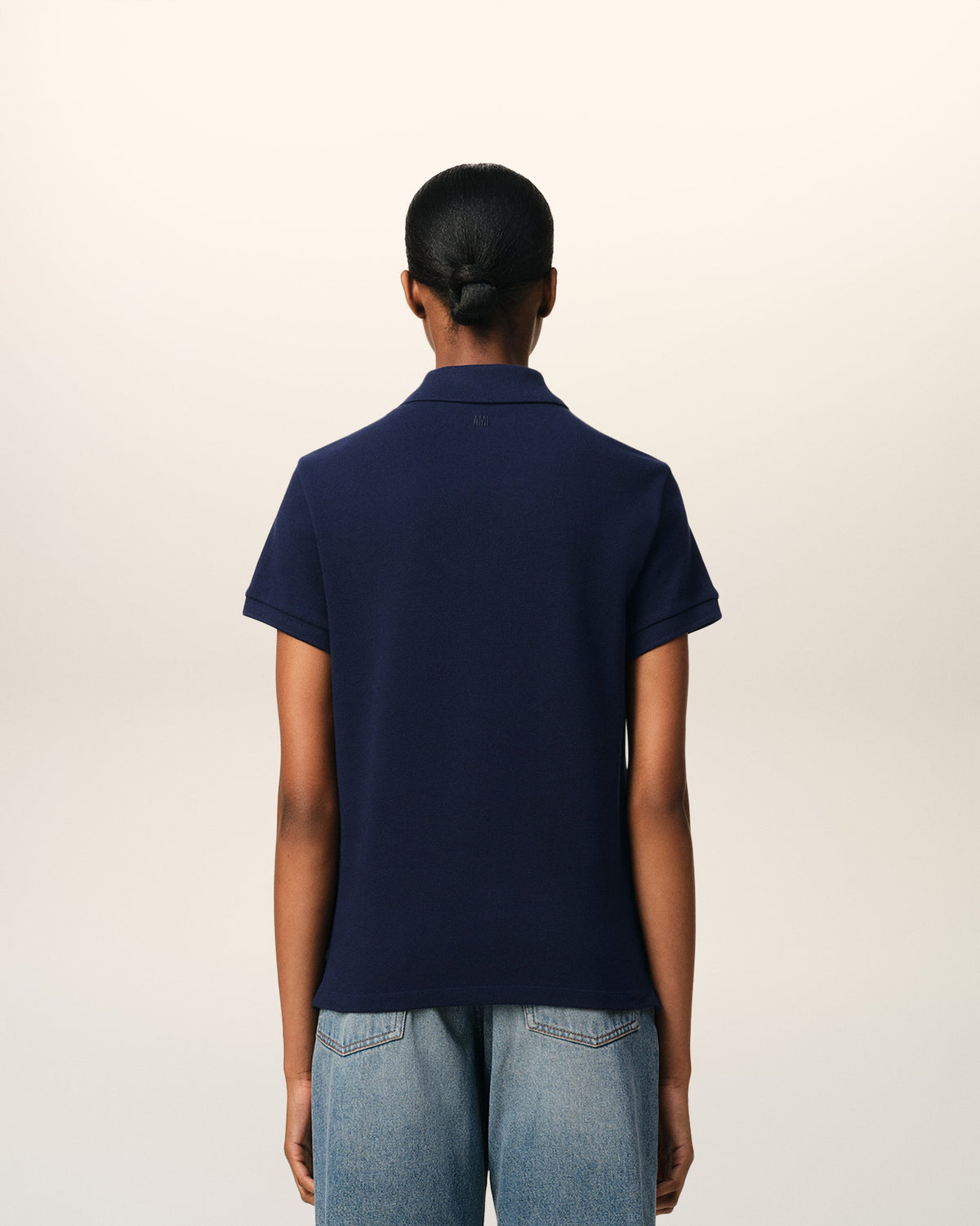 Bleu Organic Cotton Ami De Coeur Polo Shirt