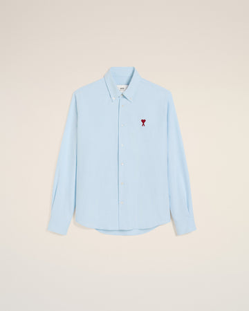 Blue Cotton Button Down Ami De Coeur Shirt