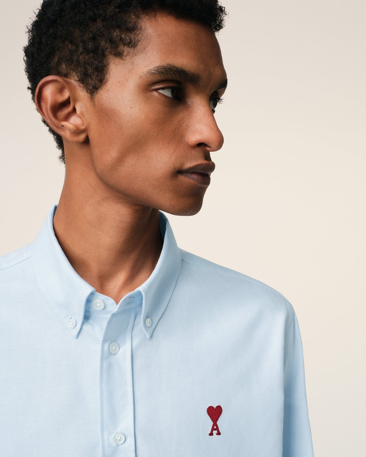 Blue Cotton Button Down Ami De Coeur Shirt