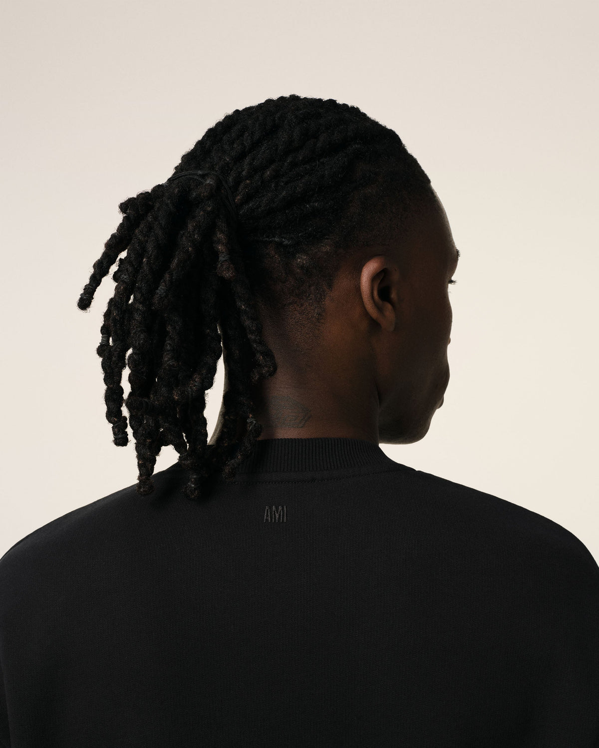 Black Organic Cotton Ami De Coeur Sweatshirt