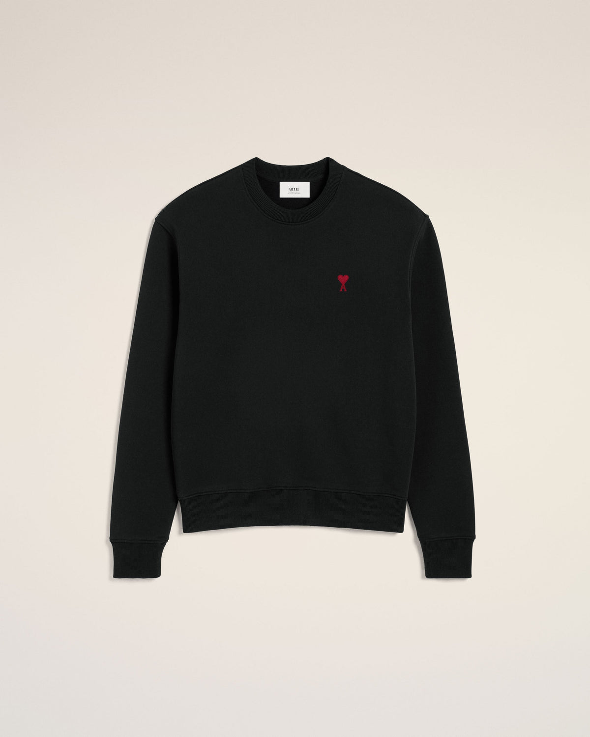 Black Organic Cotton Ami De Coeur Sweatshirt