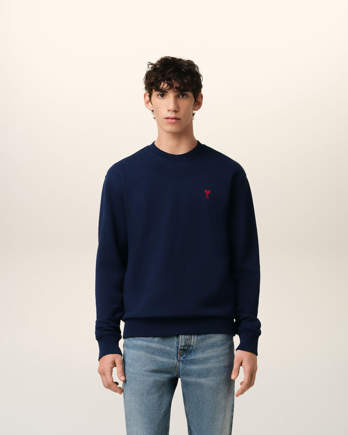 Blue Organic Cotton Ami De Coeur Sweatshirt