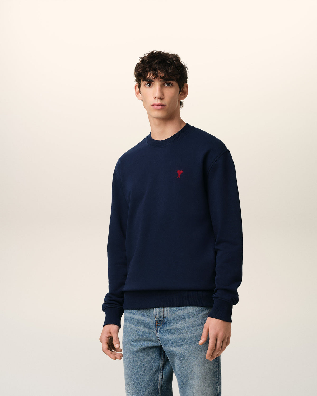 Blue Organic Cotton Ami De Coeur Sweatshirt