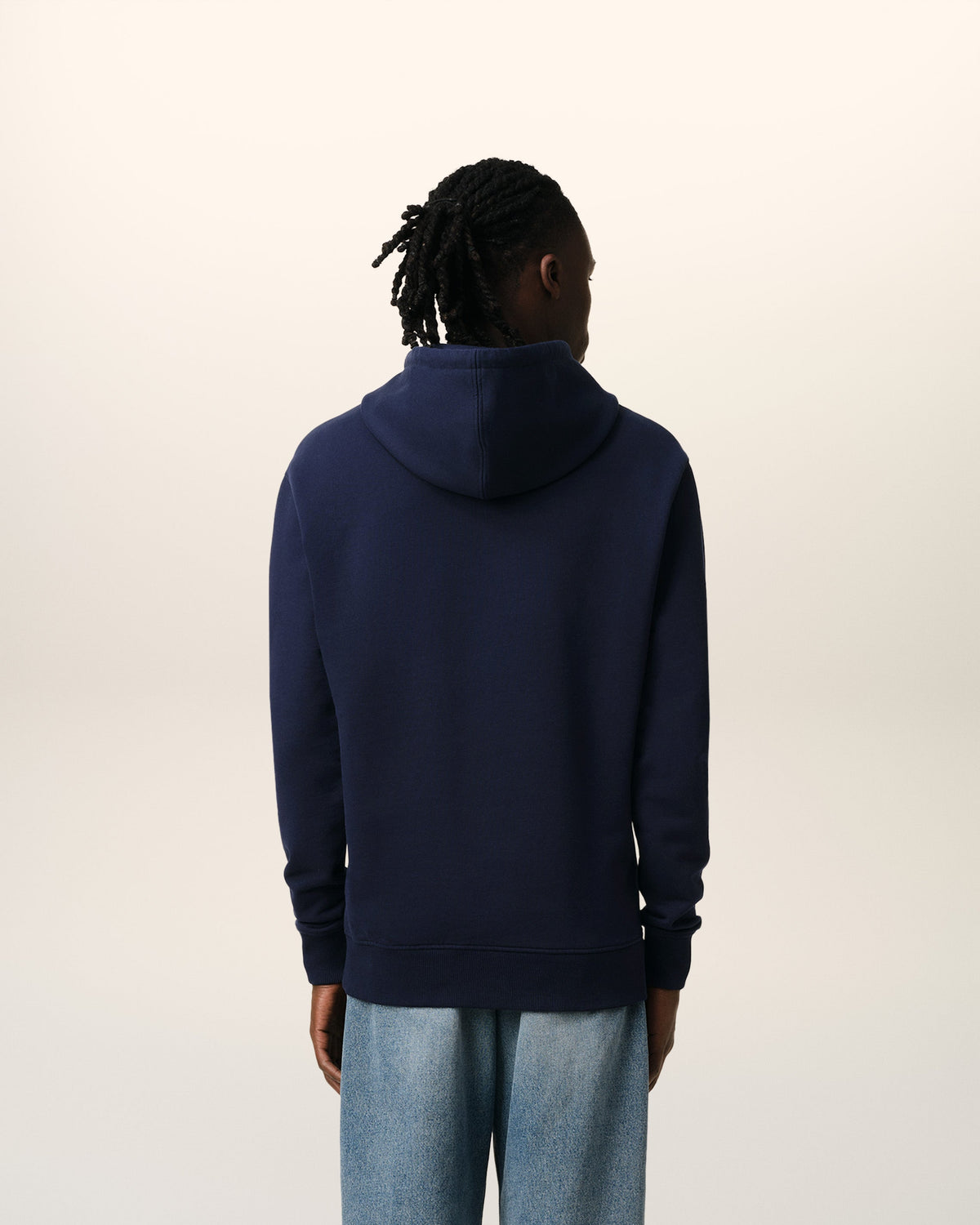 Blue Organic Cotton  Ami De Coeur Hoodie