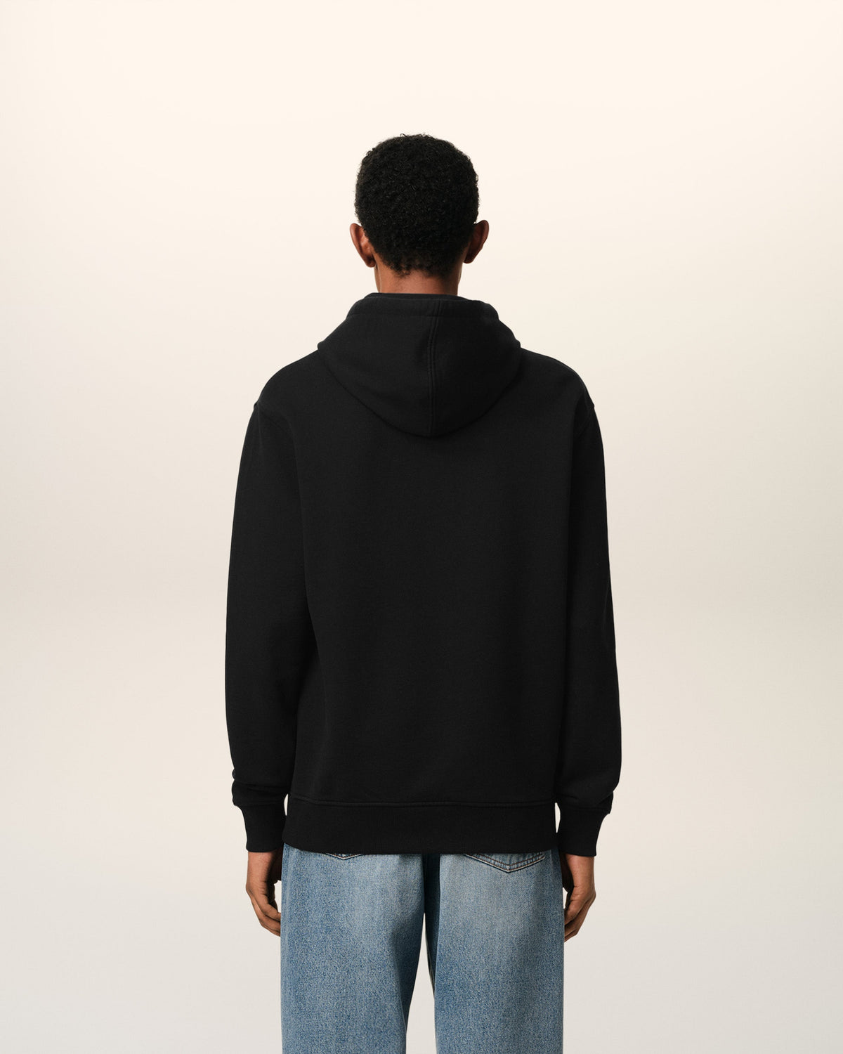 Black Organic Cotton  Ami De Coeur Hoodie