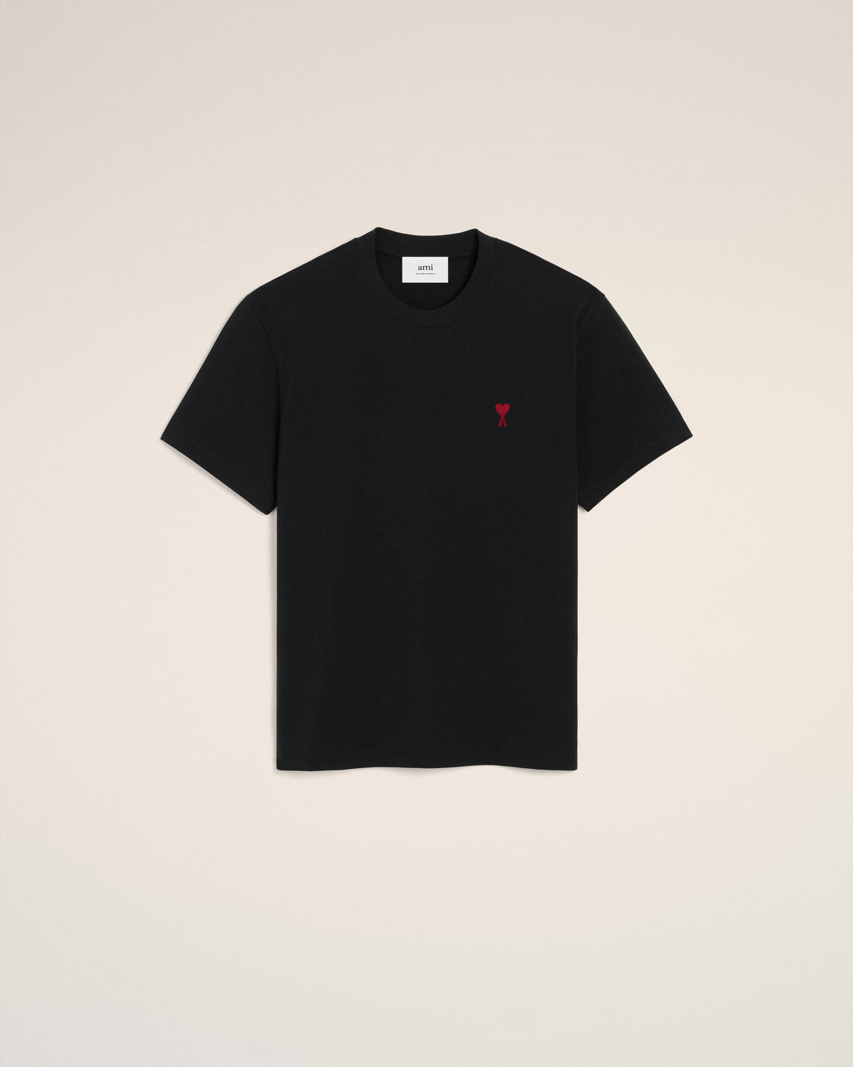 Black Organic Cotton  Ami De Coeur T-shirt