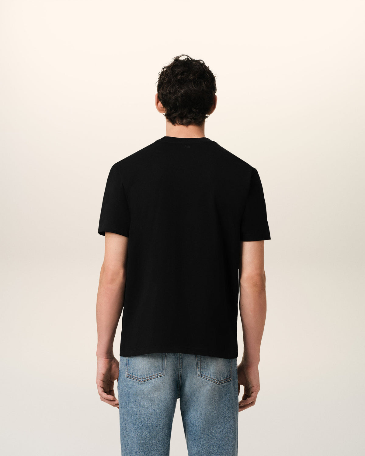 Black Organic Cotton  Ami De Coeur T-shirt