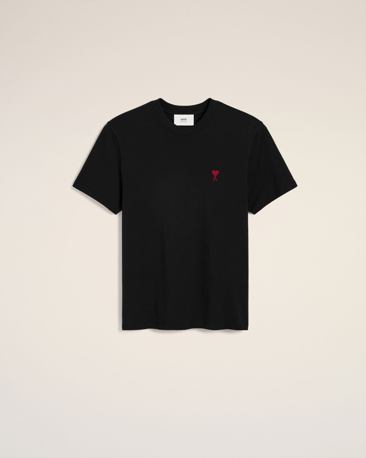 Black Organic Cotton  Ami De Coeur T-shirt