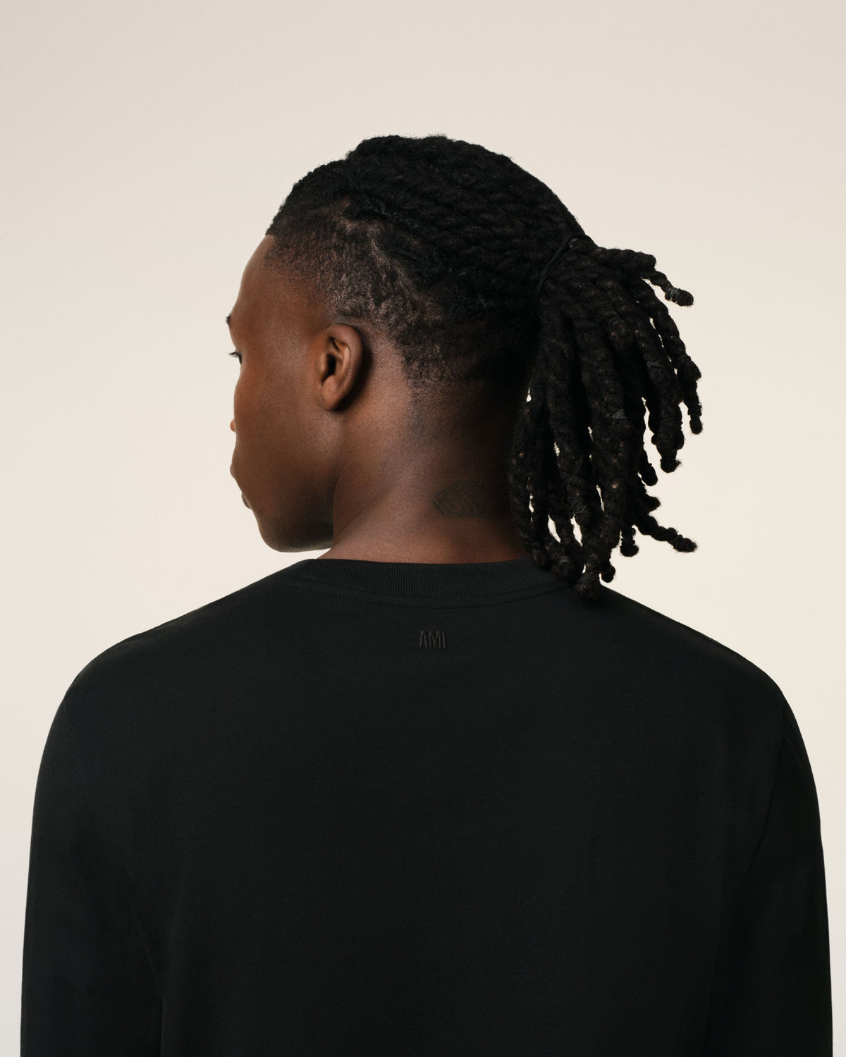 Black Organic Cotton Ami De Coeur T-shirt
