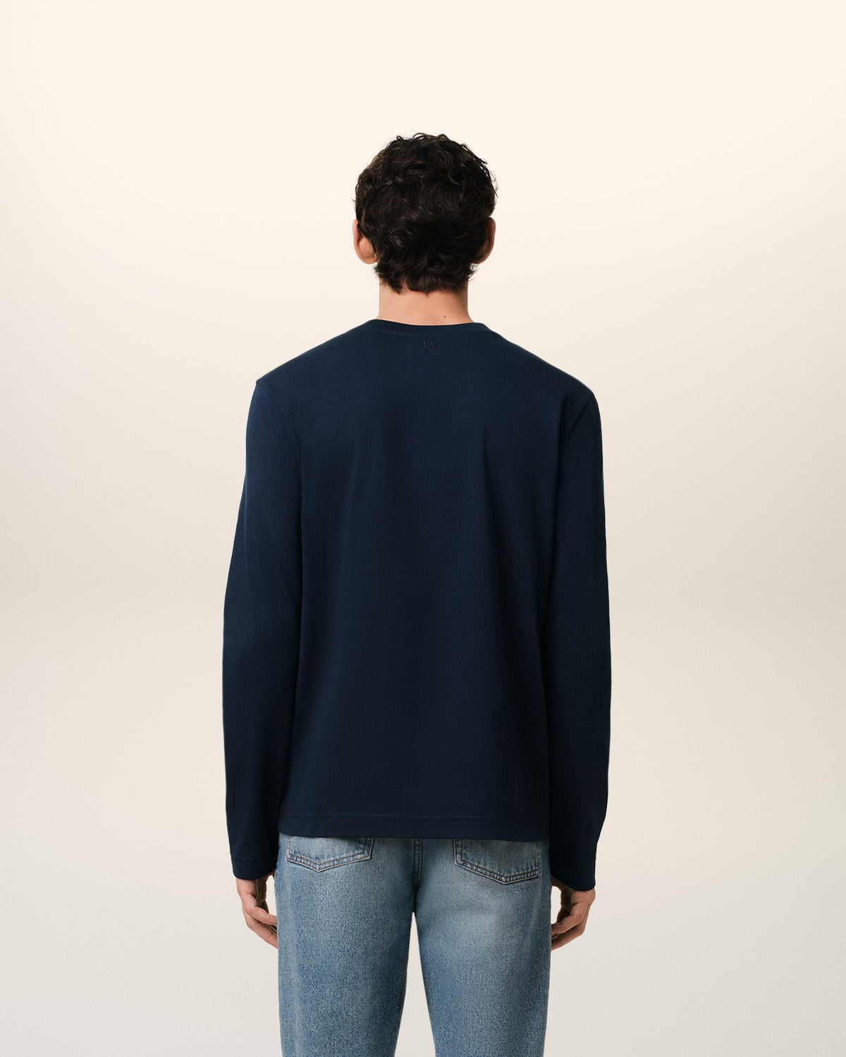 Blue Organic Cotton  Ami De Coeur T-shirt