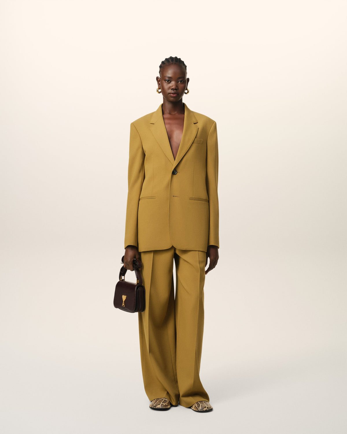 Mustard Wool Semi-Lined Jacket