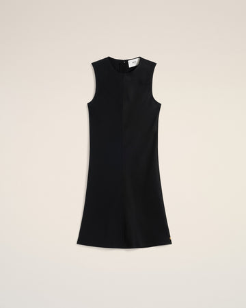 Black Straight Short Dress