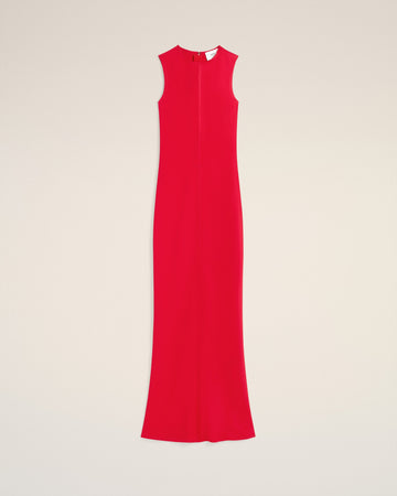 Red Long Straight Dress