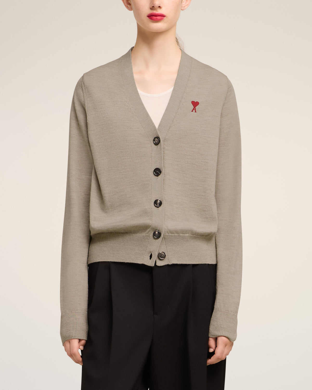 Red Ami de Coeur Cardigan