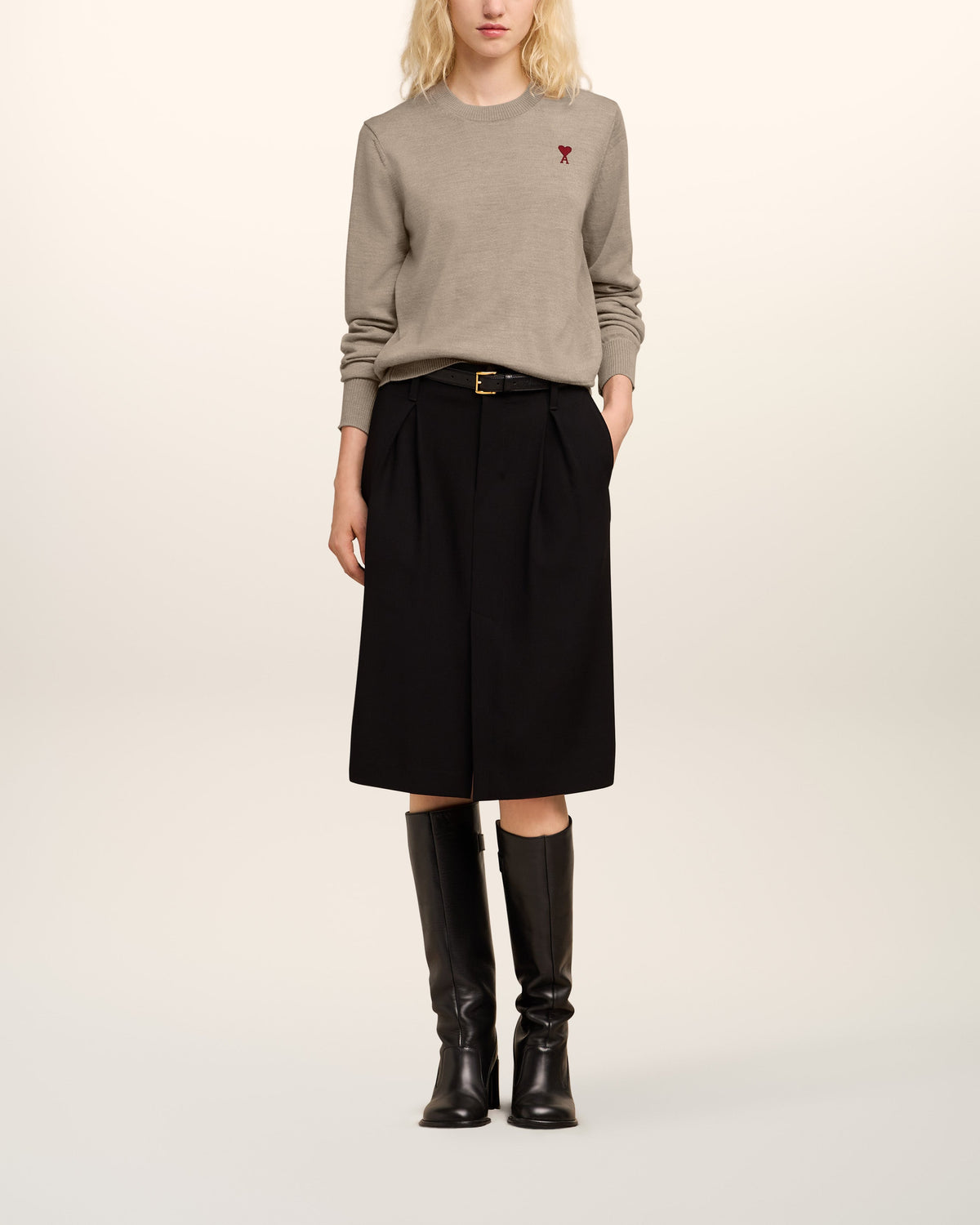 Red Ami de Coeur Sweater