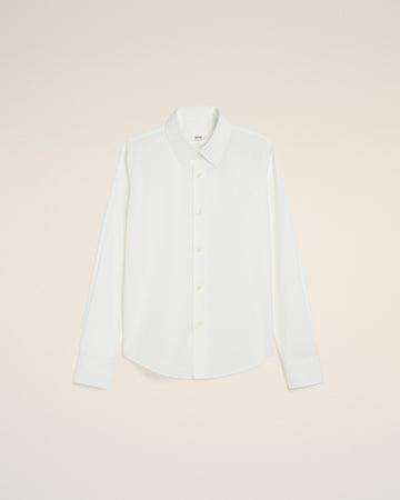 White Cotton Ami de Coeur Classic Shirt
