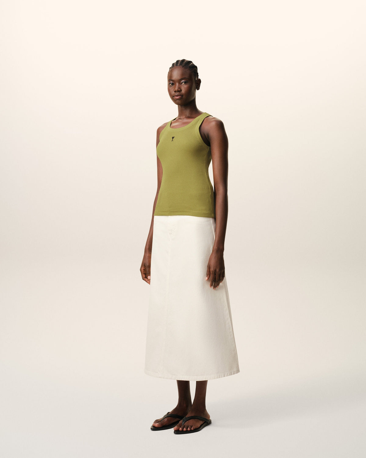Green Cotton Ami De Coeur Tanktop