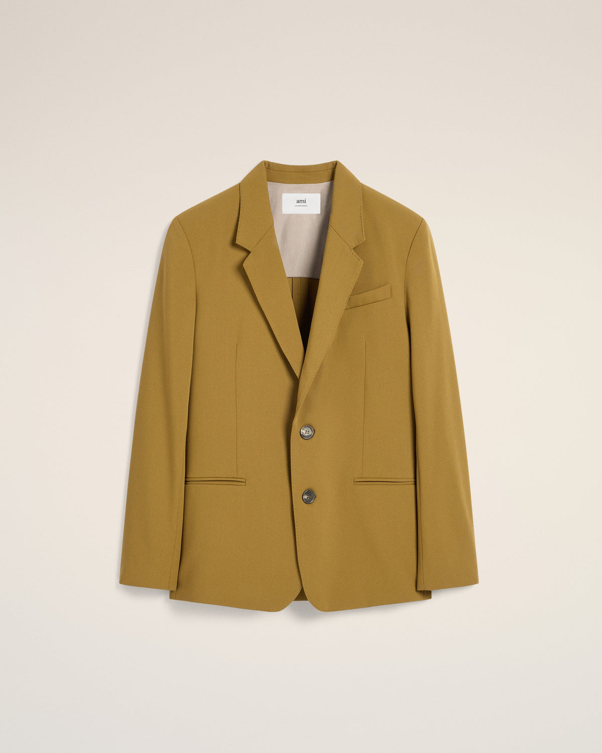 Mustard Wool Semi-Lined Jacket