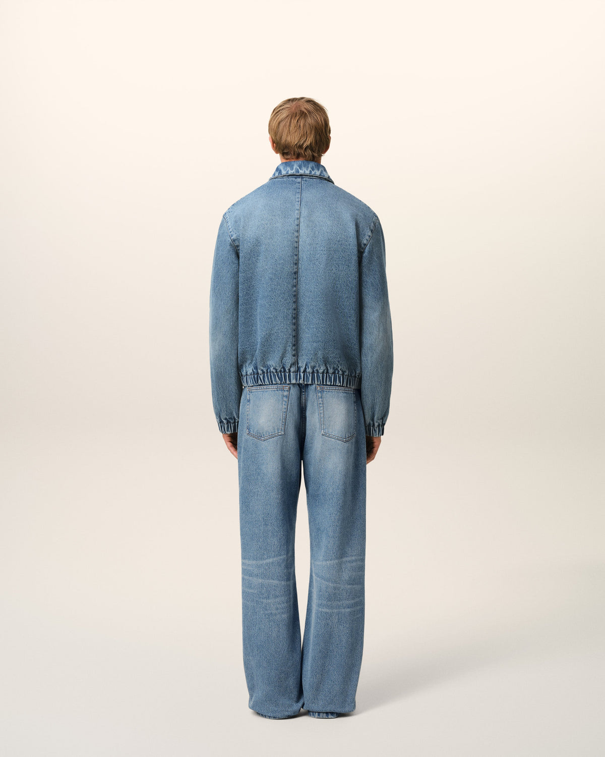 Blue Cotton Ami de Coeur Zipped Jacket
