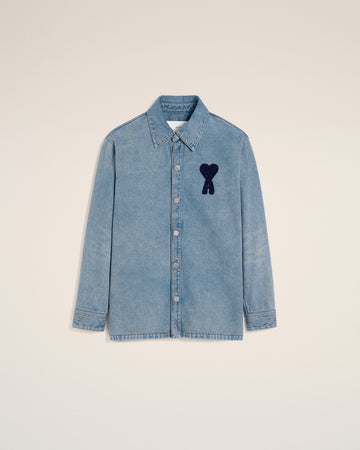 Blue Cotton Ami de Coeur Overshirt