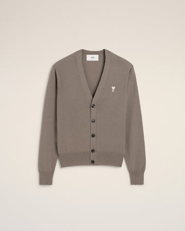 Beige Wool Ami de Coeur Cardigan