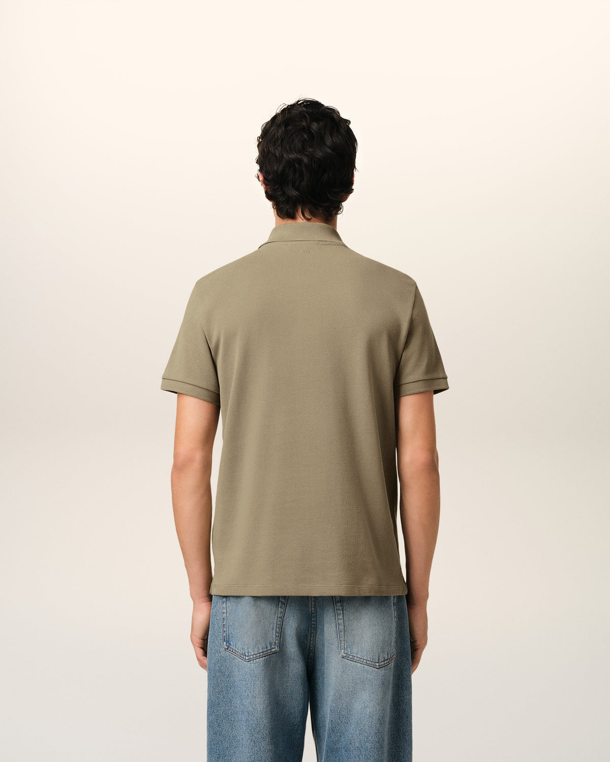 Green Cotton Ami de Coeur Polo Shirt