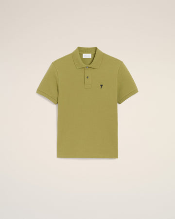 Green Cotton Short Sleeves Ami De Coeur Polo Shirt