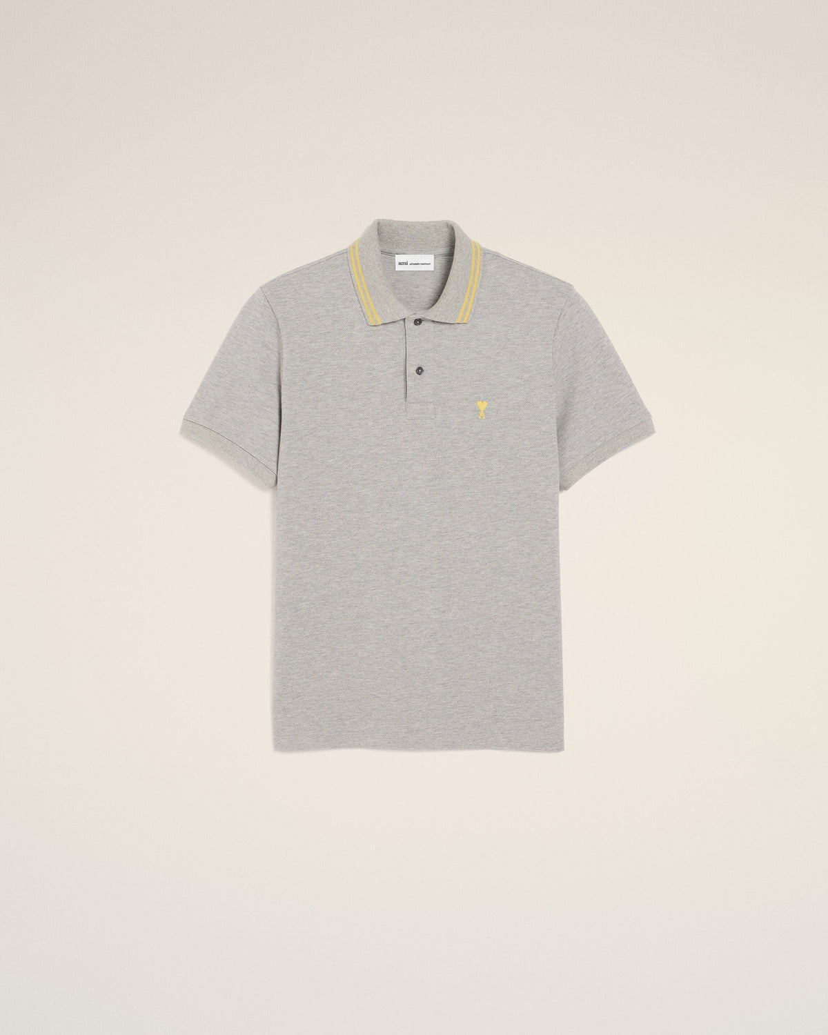 Grey Cotton Ami De Coeur Polo