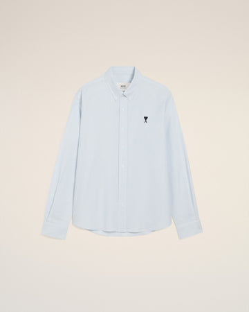Blue Cotton Button Down Ami De Coeur Shirt
