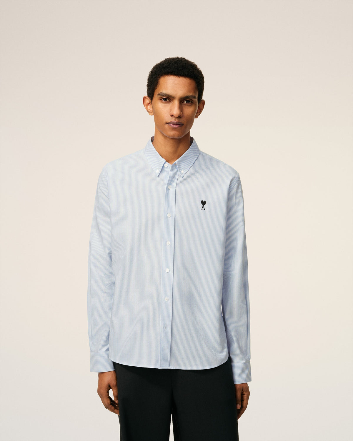Blue Cotton Button Down Ami De Coeur Shirt