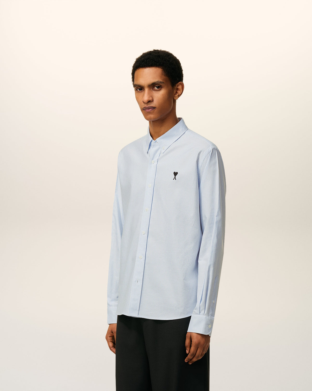 Blue Cotton Button Down Ami De Coeur Shirt