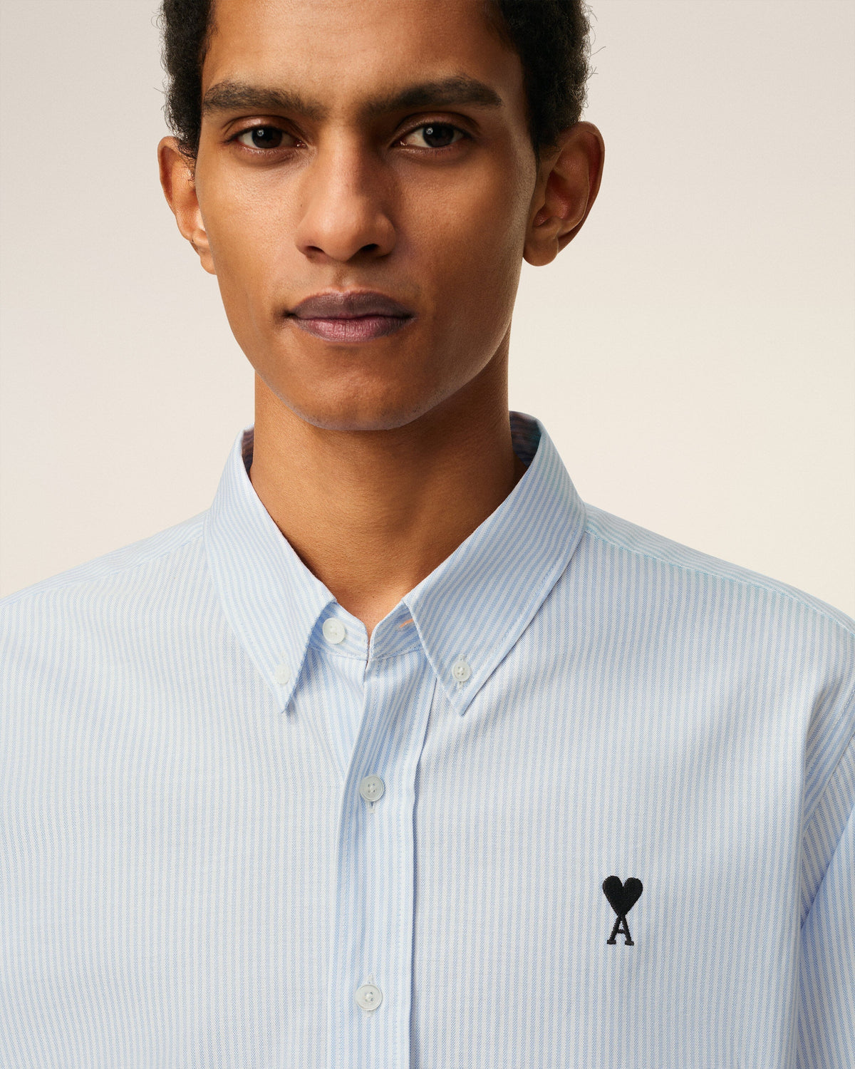 Blue Cotton Button Down Ami De Coeur Shirt