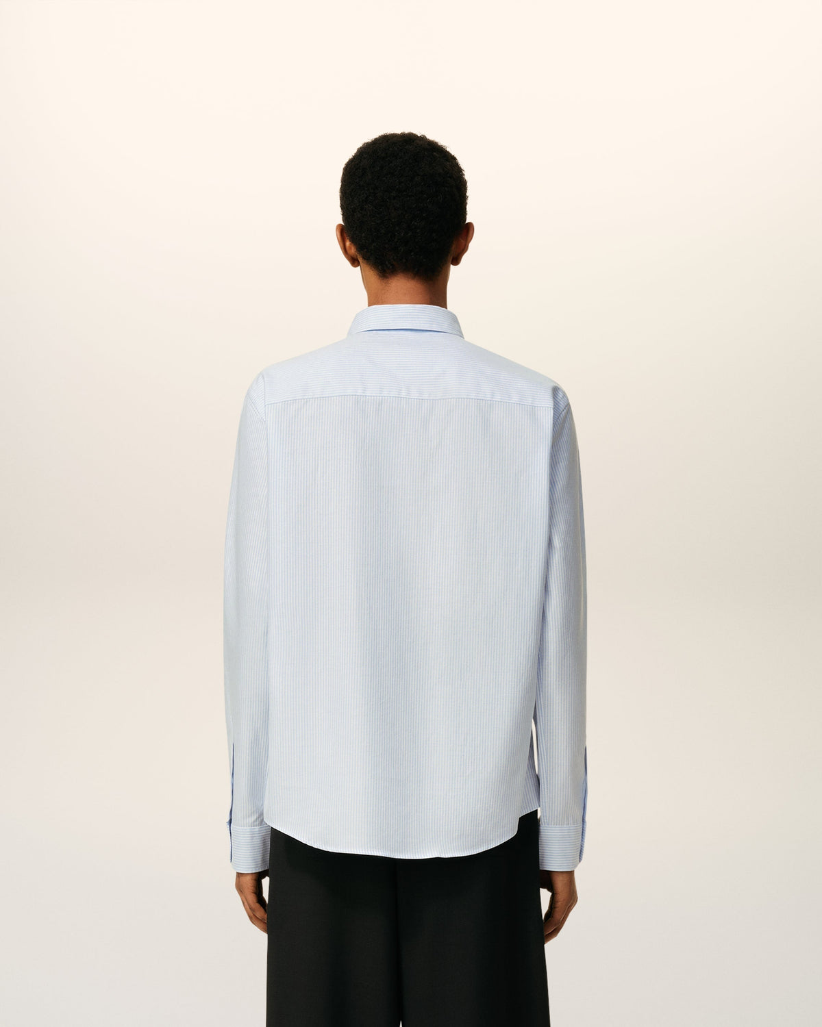 Blue Cotton Button Down Ami De Coeur Shirt