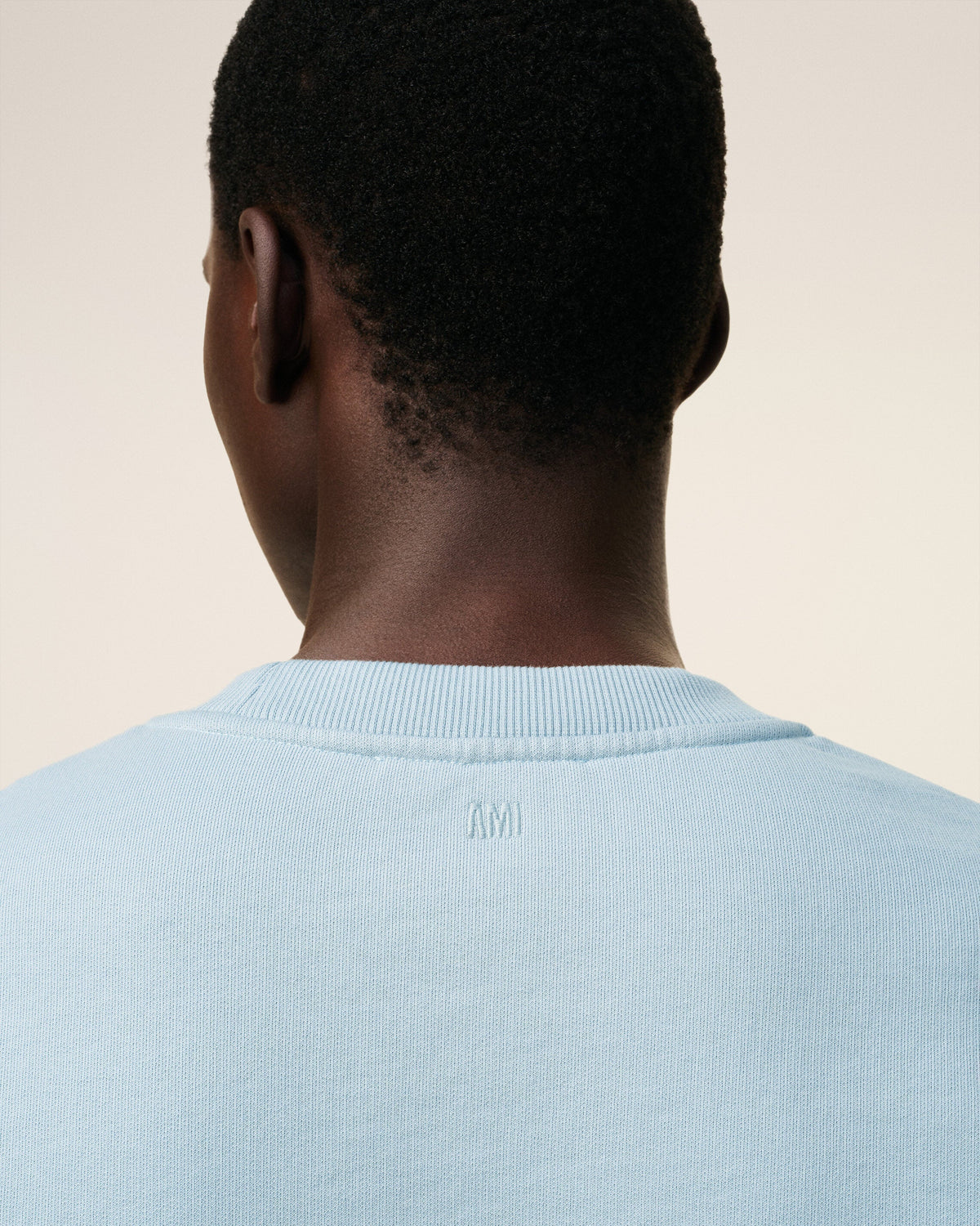 Blue Cotton Ami De Coeur Sweatshirt
