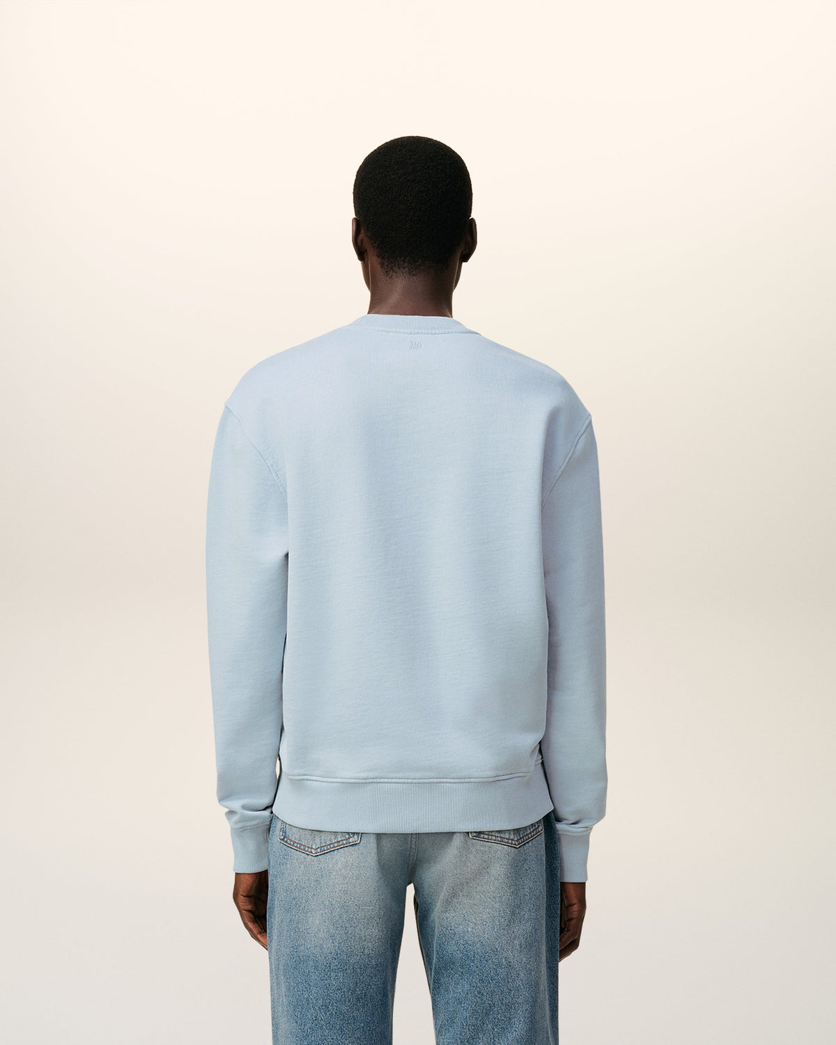 Blue Cotton Ami De Coeur Sweatshirt
