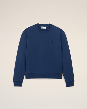 Blue Cotton Ami De Coeur Sweatshirt