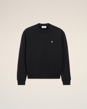 Black Cotton Ami De Coeur Sweatshirt