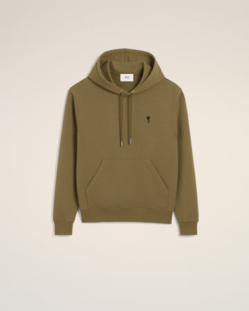 Green Cotton Ami De Coeur Hoodie