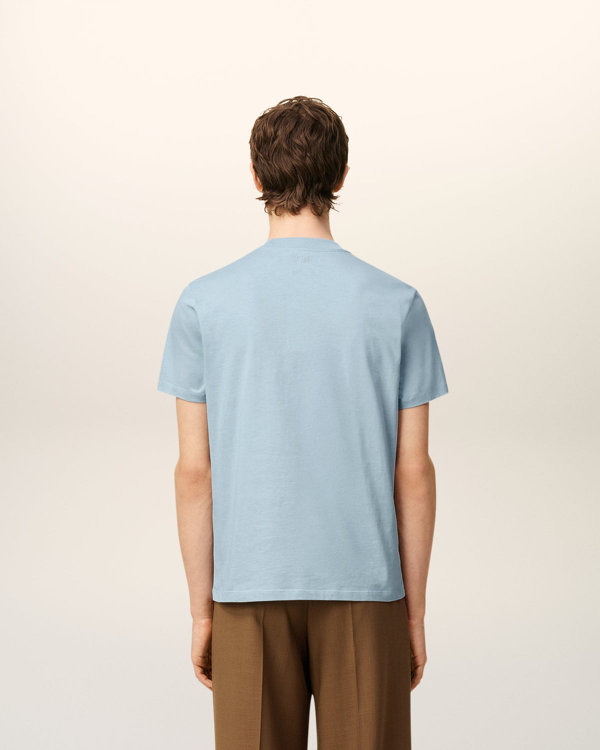 Blue Cotton Ami De Coeur T-shirt