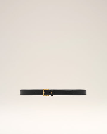 Black Leather Paris Paris Belt