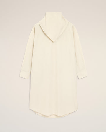White Cotton Bandana Midi Dress
