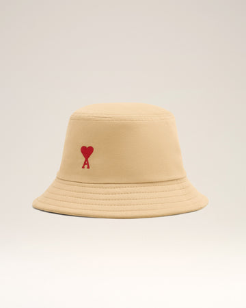 Red Ami de Coeur Embroidery Bucket Hat