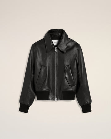 Leather Zipped Jacket